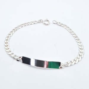 PULSEIRA Rapaz BARBELA CHAPA PU82148 JJFF PRATA 