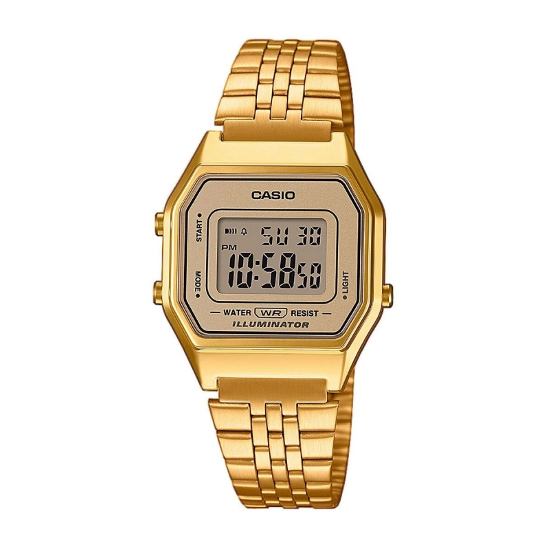 CASIO VINTAGE  DOURADO PEQUENO LA680WEGA-9ER