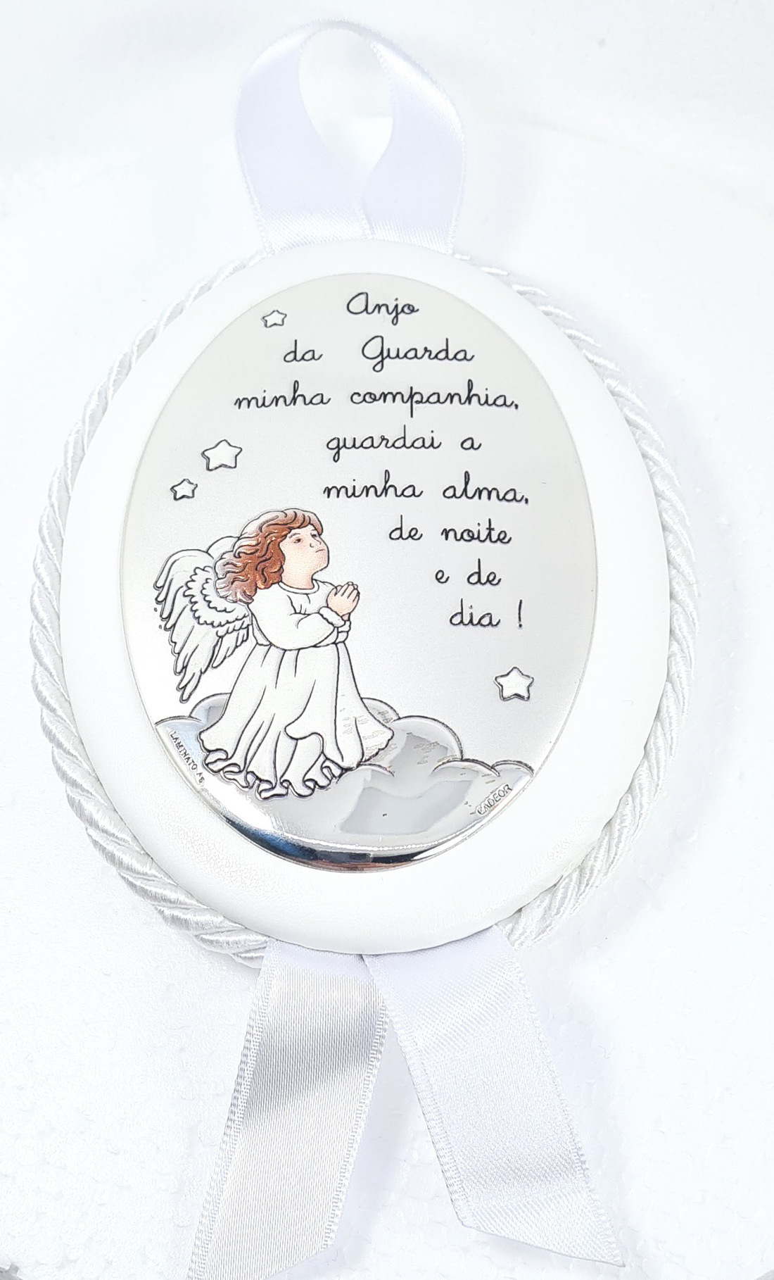 Medalha de Berço Branco 5001090   Ref A382/886B  Cadeor