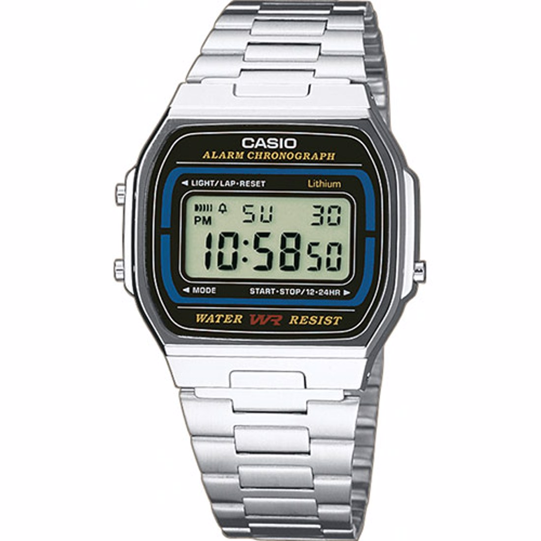 RELÓGIO CASIO ICONIC COLLECTION A164WA-1VES