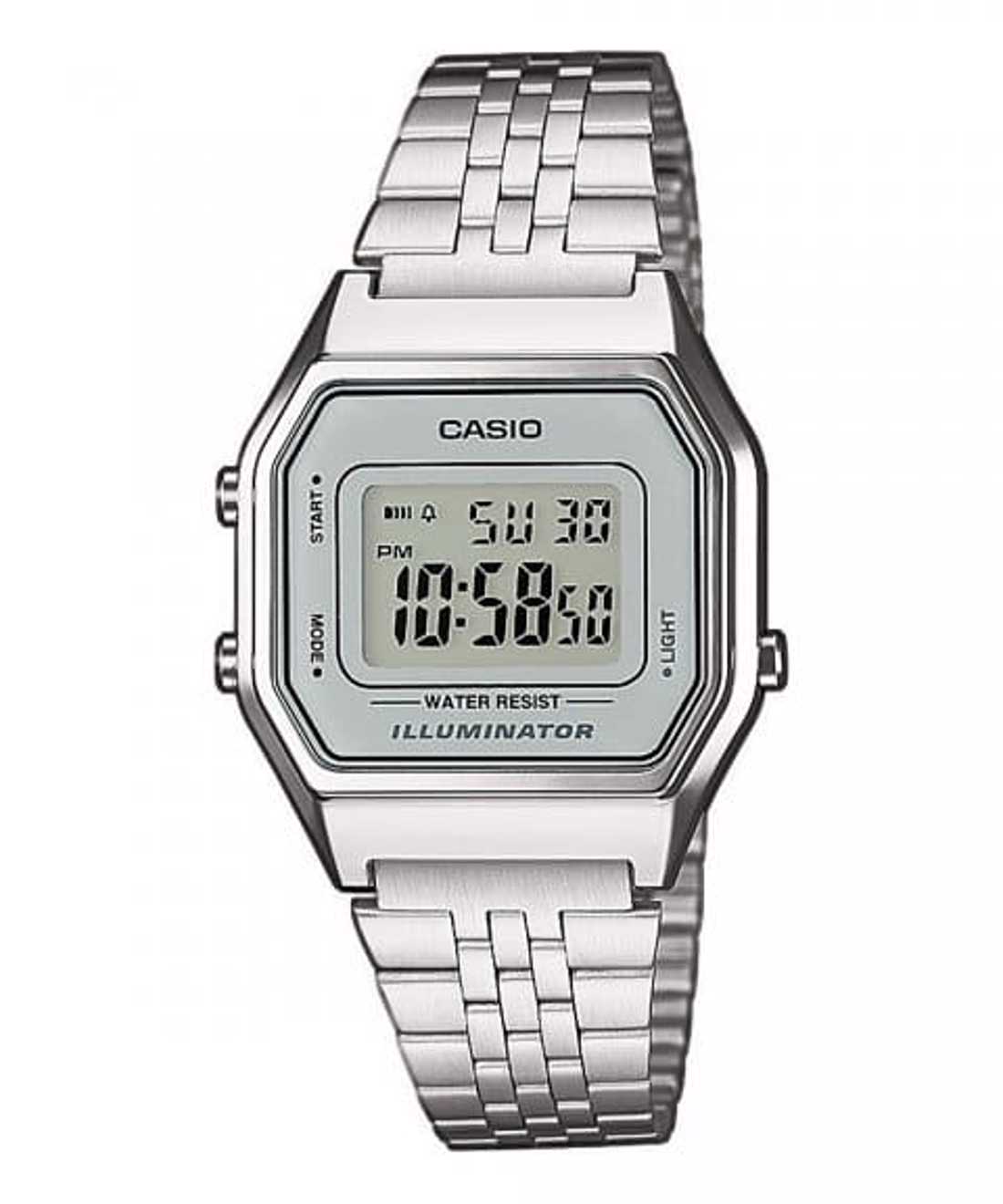 Relógio CASIO LA680WEA-7EF Senhora Vintage Iconic Prateado