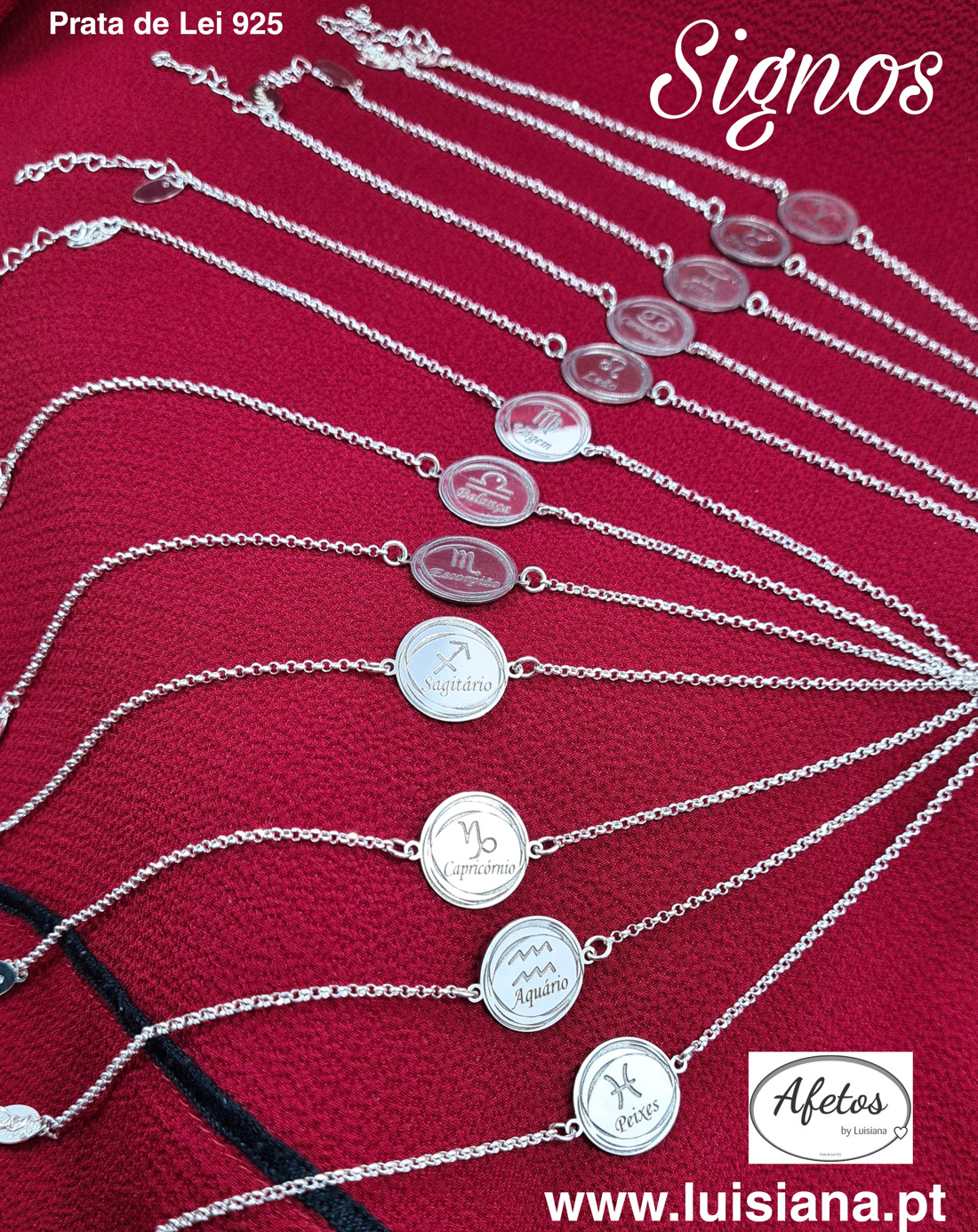 PULSEIRA SIGNOS    5001798/950    EM PRATA DE LEI 925 AFETOS