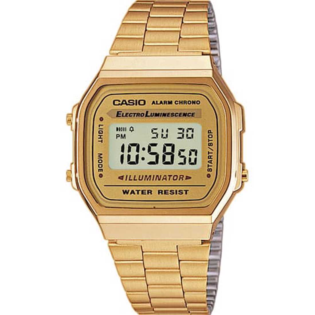 RELÓGIO CASIO  VINTAGE ICONIC A168WG-9EF Dourado