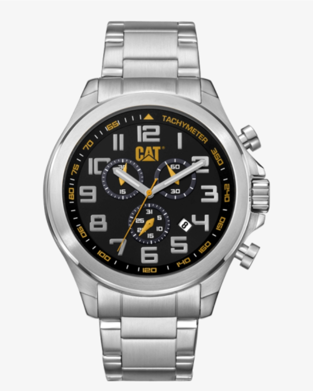 RELÓGIO CAT OPERADOR 45MM BRACELETE AÇO  PU.243.11.117