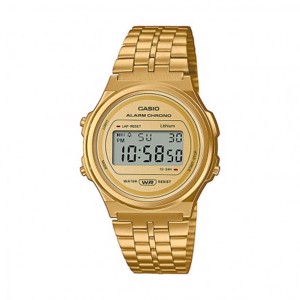 RELÓGIO CASIO VINTAGE DOURADO A171WEG-9AEF